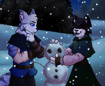 Snow and Raven