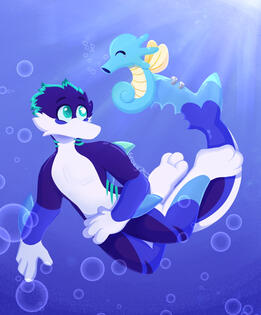 Thrasher and Horsea Thrasher and Horsea